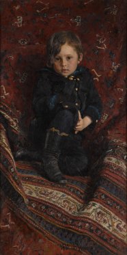 Ilya Répine « Portrait de Youri Répine enfant » 1882, huile sur toile, Moscou, Galerie nationale Trétiakov