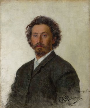 Ilya Répine, « Autoportrait », 1887, huile sur toile, Moscou, Galerie nationale Trétiakov