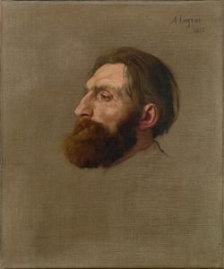 Alphonse Legros, Portrait d’Auguste Rodin, 1882