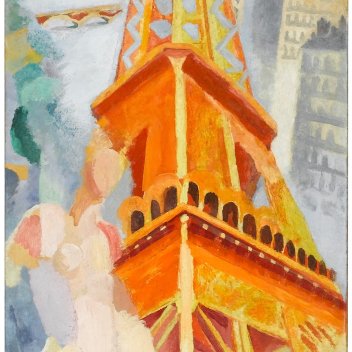 Robert Delaunay, Paris - La Femme et la tour, 1925, Staatsgalerie Stuttgart / Photo