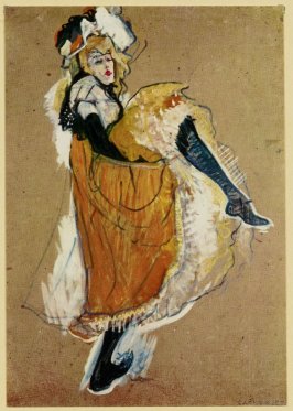 Jane Avril dansant, Toulouse-Lautrec
