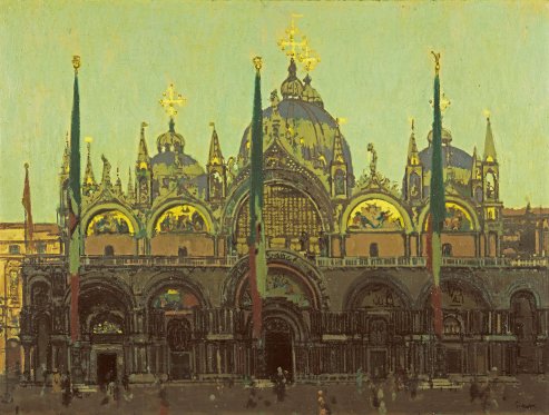 Walter Sickert, St Mark's, Venice (Pax Tibi Marce Evangelista Meus), 1896