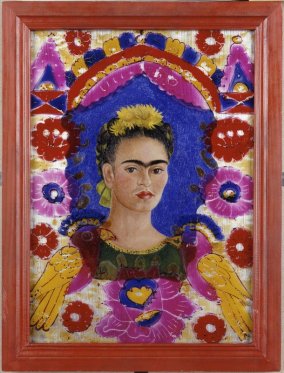 «The Frame», Frida Kahlo, 1938 © Centre Pompidou, MNAM-CCI, Dist. RMN-Grand Palais / Jean-Claude Planchet © Banco de México D. Rivera F. Kahlo Museums Trust / ADAGP, Paris 2022