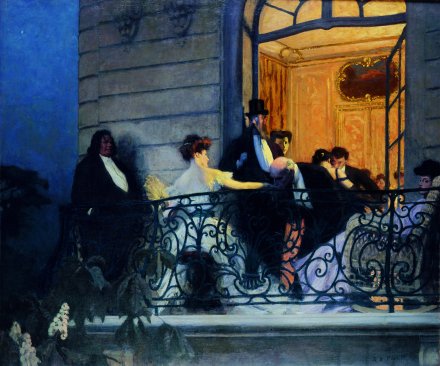 René-Xavier Prinet, Le Balcon, 1905-190 © Caen, musée des Beaux-Arts / Patricia Touzard