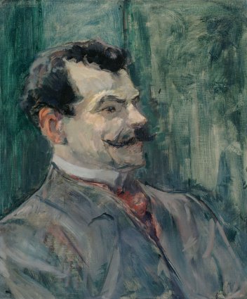 Portrait de André Rivoire, Henri de Toulouse-Lautrec, vers 1901, conservé au Petit Palais