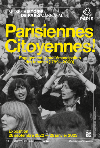 Affiche exposition Parisiennes citoyennes ! 