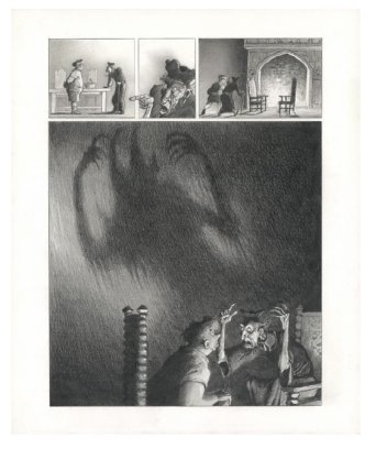 Paul et Gaëtan Brizzi, édition Futuropolis, 2021  Page 86 – L’Héritier du diable