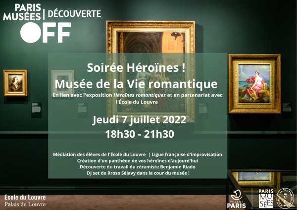 Affiche bandeau MVR Paris Musées OFF
