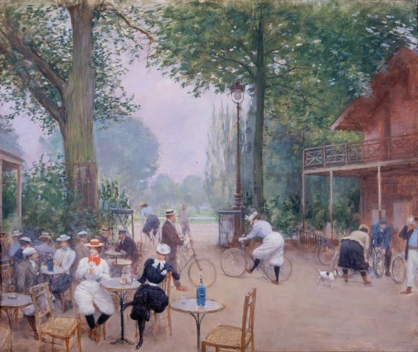 Jean Béraud, Le Chalet du Cycle au bois de Boulogne, 1900 © Paris Musées / Musée Carnavalet - Histoire de Paris