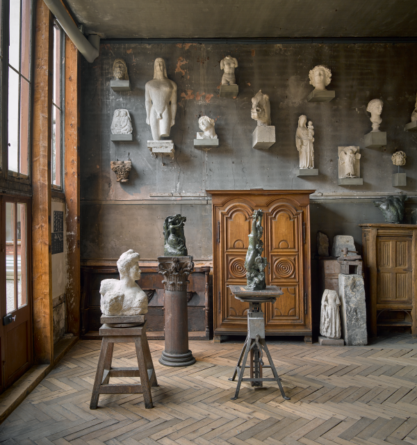 Atelier de sculptures d’Antoine Bourdelle, Photo Raphaël  Chipault